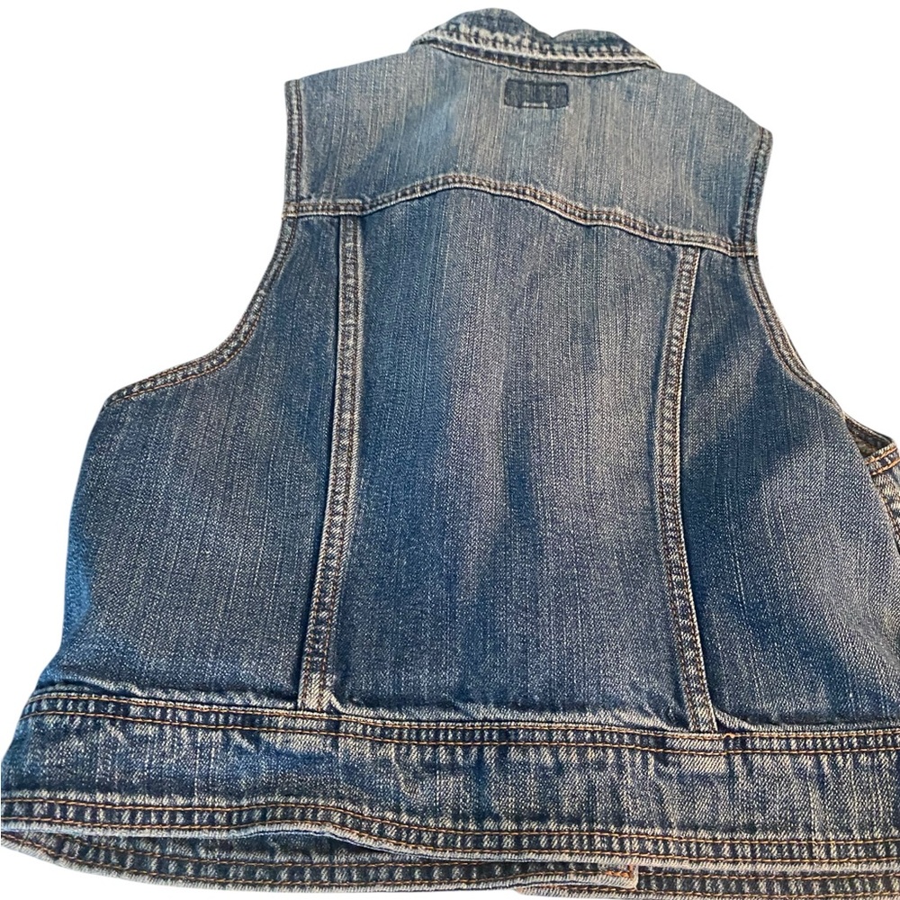 American Eagle Outfitters Blue Denim Vest - Picture 7 of 11